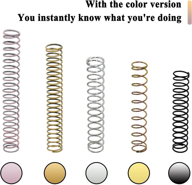 Zeiboat 20 PCS 1464 Carburetor Step Up Springs, Five Lengths - Image 5